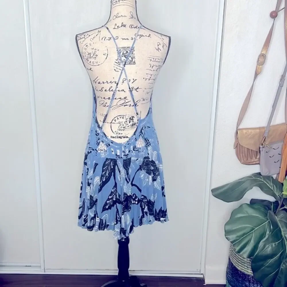 Free People Firefly Halter Slip Dress size Medium